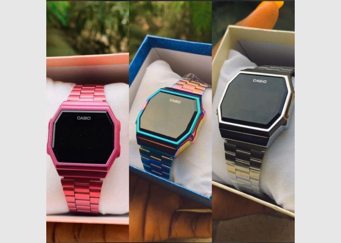 Digital Casio touch watches