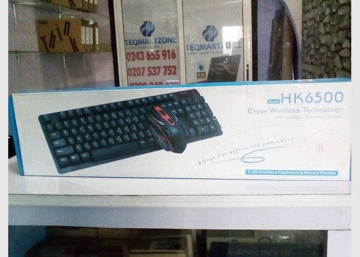  HK6500 - 2.4G WIRELESS KEYBOARD & MOUSE COMBO