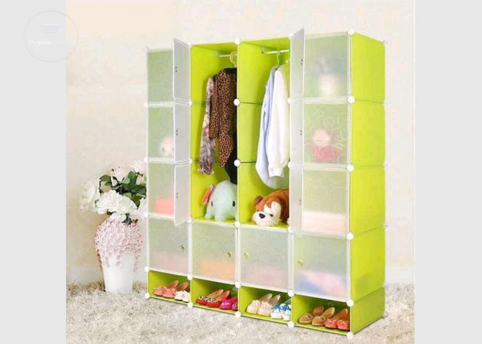 4 in 1 plastic Wardrobe 
