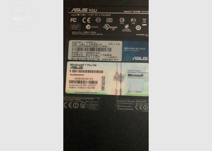 Asus K52J Gaming Laptop