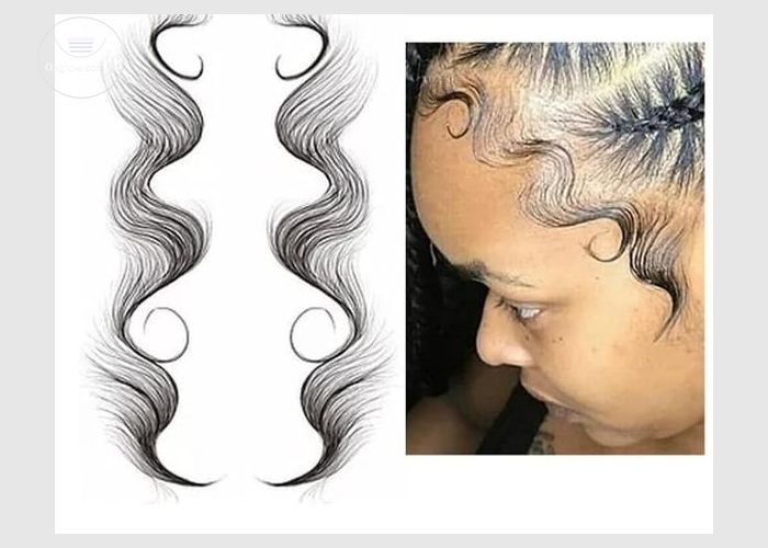 BABY HAIR TATOO STICKER