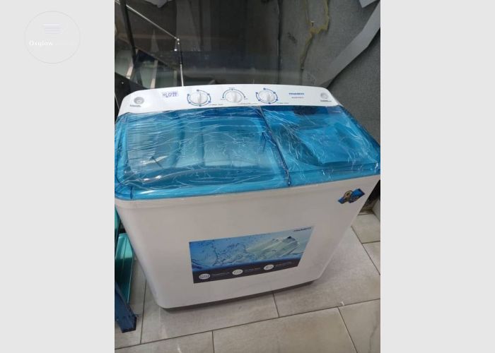 BRAND NEW NASCO 8KG TWINTOP WASHING MACHINE.
