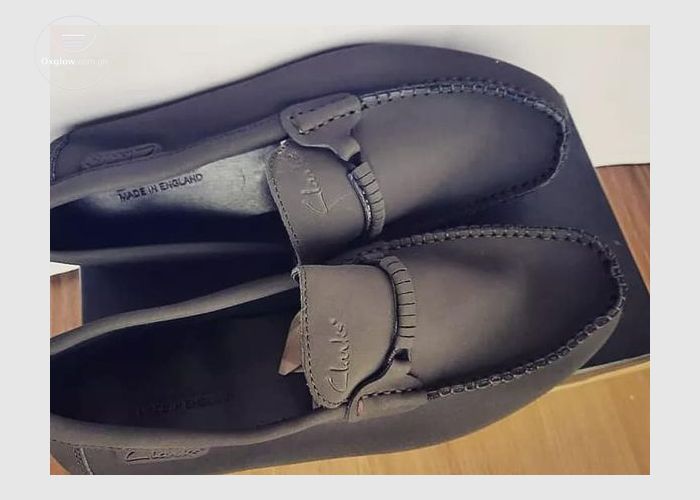 CLARKS WITH STRAP TOP- COFFEE COLOUR