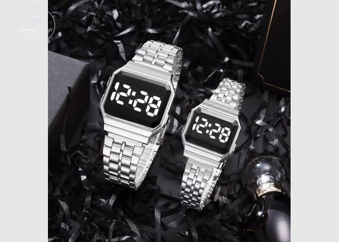 Couple Digital touch screen watches