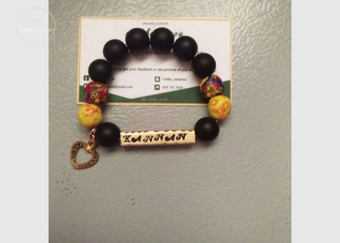 Customized Beaded Bracelets