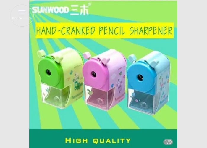 Hand Cranked Pencil Sharpeners.