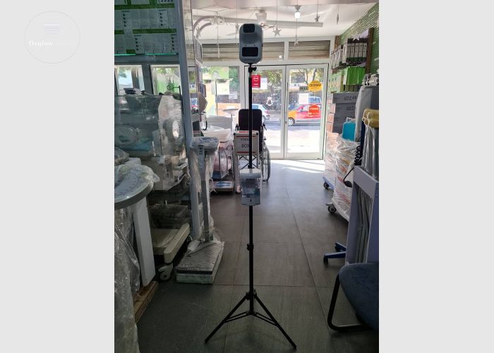 Infrared thermometer with stand