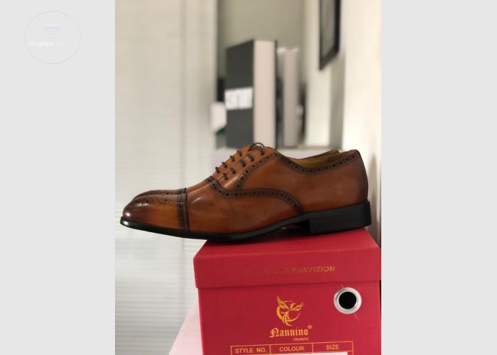 John Foster Brown  Leather shoe for sale