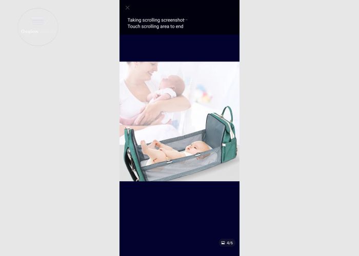 Multipurpose diaper bag with bed 