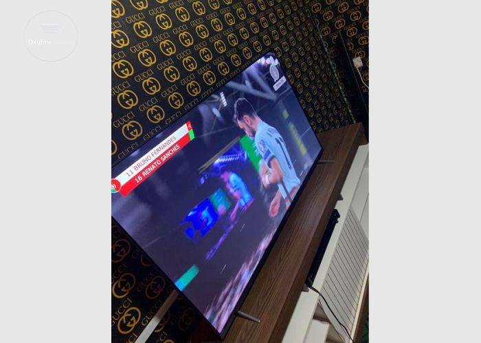 Samsung 55â€ Smart UHD TV.