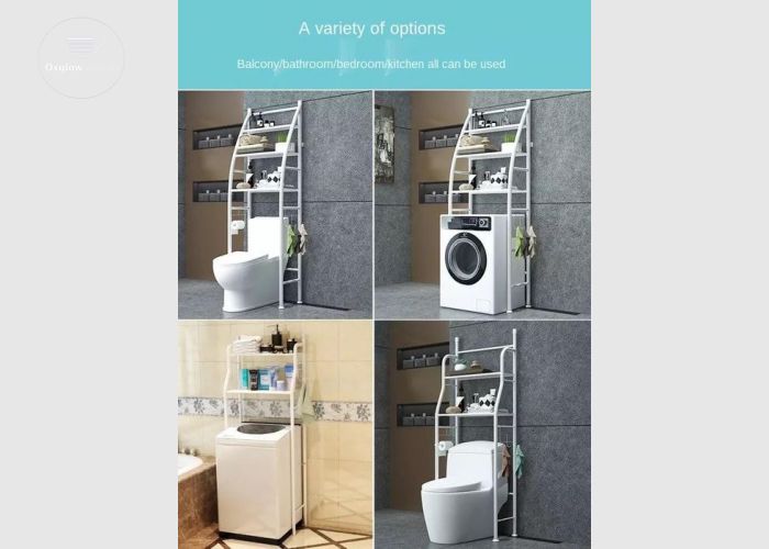Toilet And Washing Machine Rack