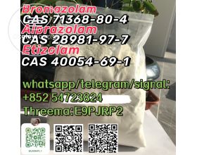 Bromazolam CAS:71368-80-4 Alprazolam CAS:28981-97-7 Etizolam  CAS:40054-69-1 whatsapp/telegram/signal:+852 54723824