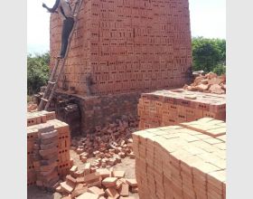 Burnt bricks and tiles