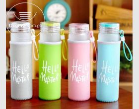 Glass Water Bottle 