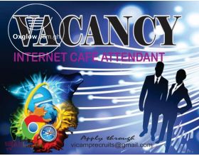 . Internet Cafe Attendant/Secretary.