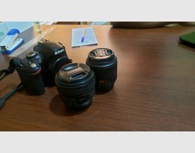 .Nikon D3200+ 50mm prime 1.8 lens+ kit lens.