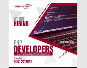 .Job Vacancy for PHP Developers in Ghana.