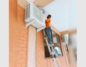 .Installation of air conditioner/servicing and repairs .