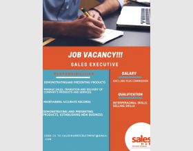 .Vacancy for Sales Executives.