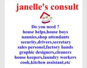 .Do you need Drivers/House helps/cooks/sales people/?etc.
