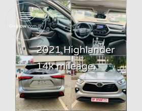 .Toyota Highlander 2021 Model.