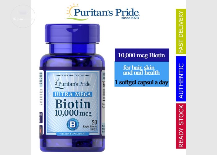  Puritan's Pride Biotin thicker and faster hair growth