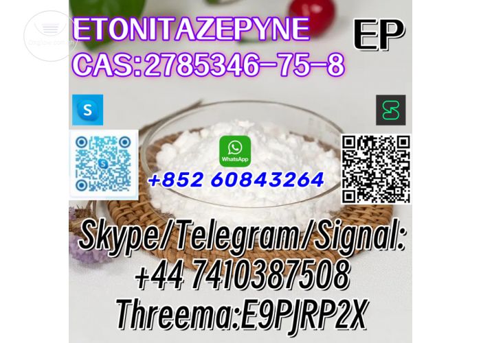 ETONITAZEPYNE  CAS:2785346-75-8  Skype/Telegram/Signal: +44 7410387508 Threema:E9PJRP2X