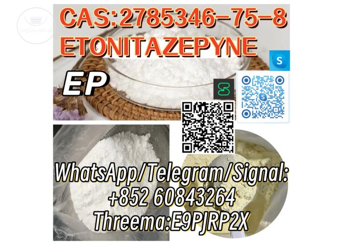 ETONITAZEPYNE CAS:2785346-75-8 WhatsApp/Telegram/Signal: +852 60843264 Threema:E9PJRP2X
