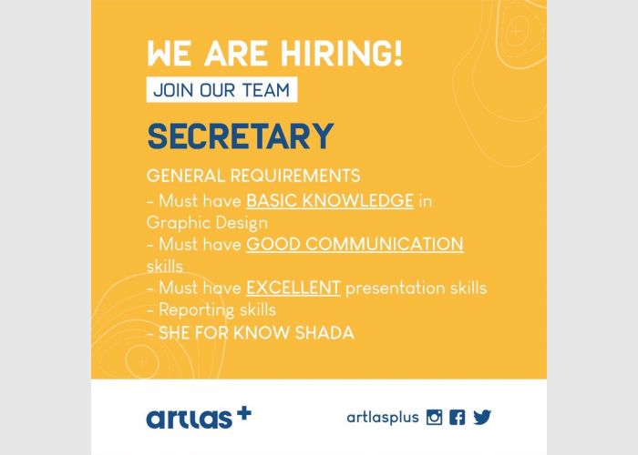 Secretary Job at ATLASGH apply now