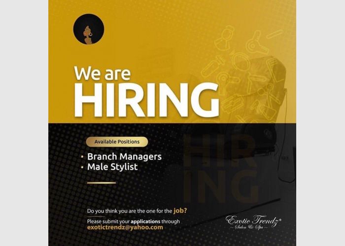 Job Vacancy for branch managers