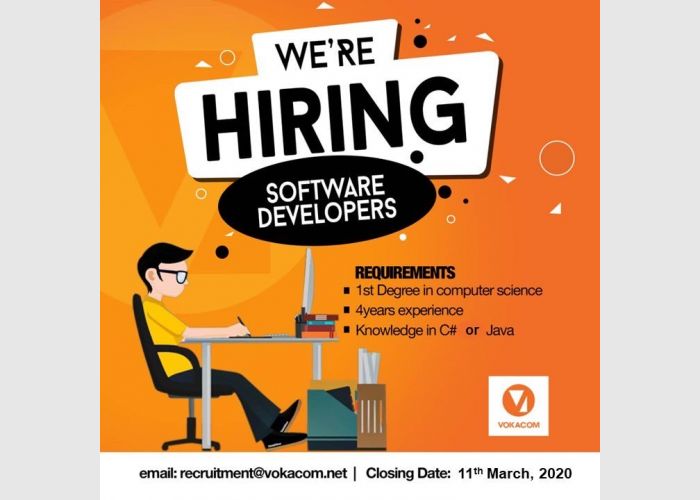Job Vacancy for Software Developers in Ghana