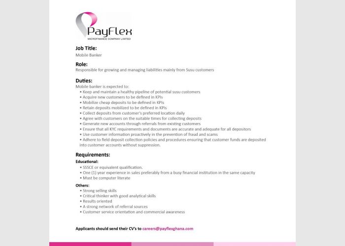 Opportunity for SHS graduates