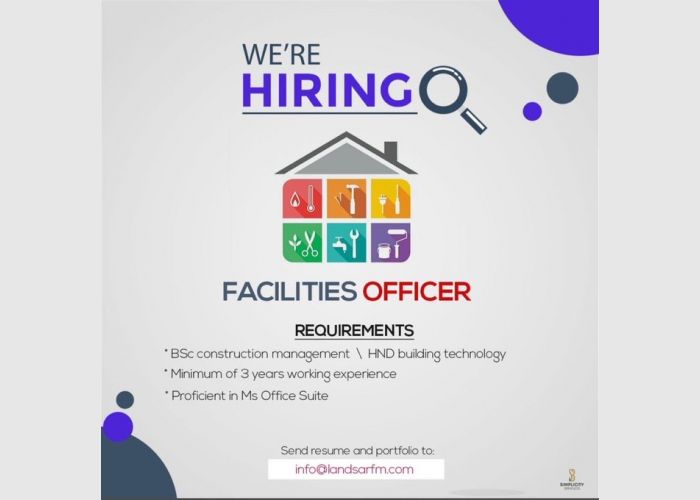 Vacancy for Facilities Officer