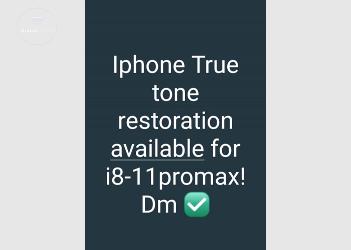 Iphone Screen replacement and true tone restoration service 